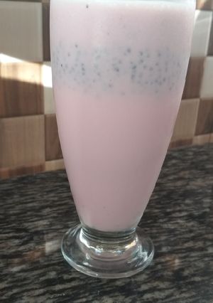 A picture of Milkshake with Tukmaria#Arabic contest#festive contest.