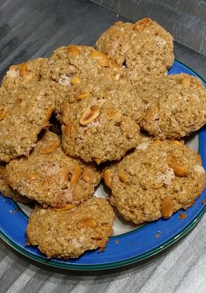 Una foto de Galletitas de avena y maní