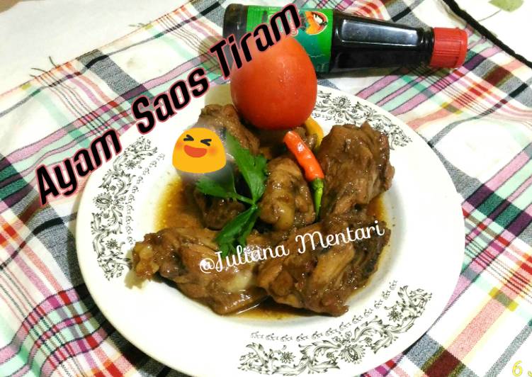 Proses meracik Ayam Saos Tiram 😄, Enak
