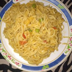 A picture of Masala maggi.