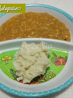 Foto resep Spaghetti Bolognaise Mpasi