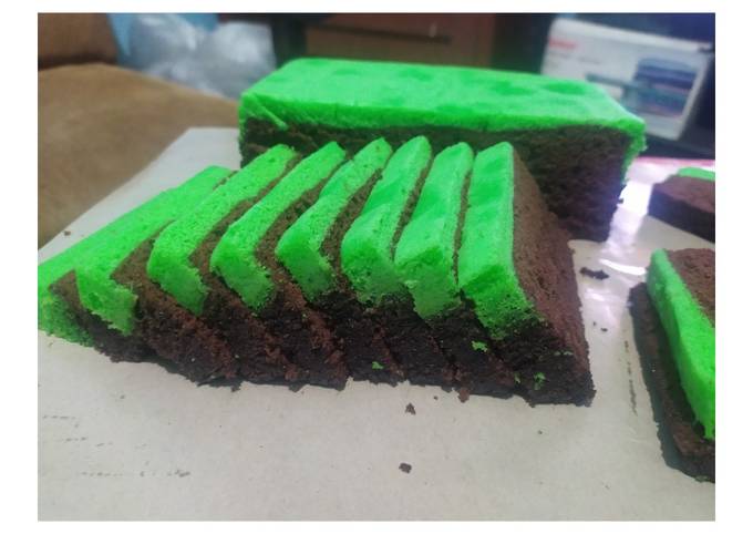 Resep Bolu Kukus Coklat Pandan Oleh Defi Andriyani Cookpad