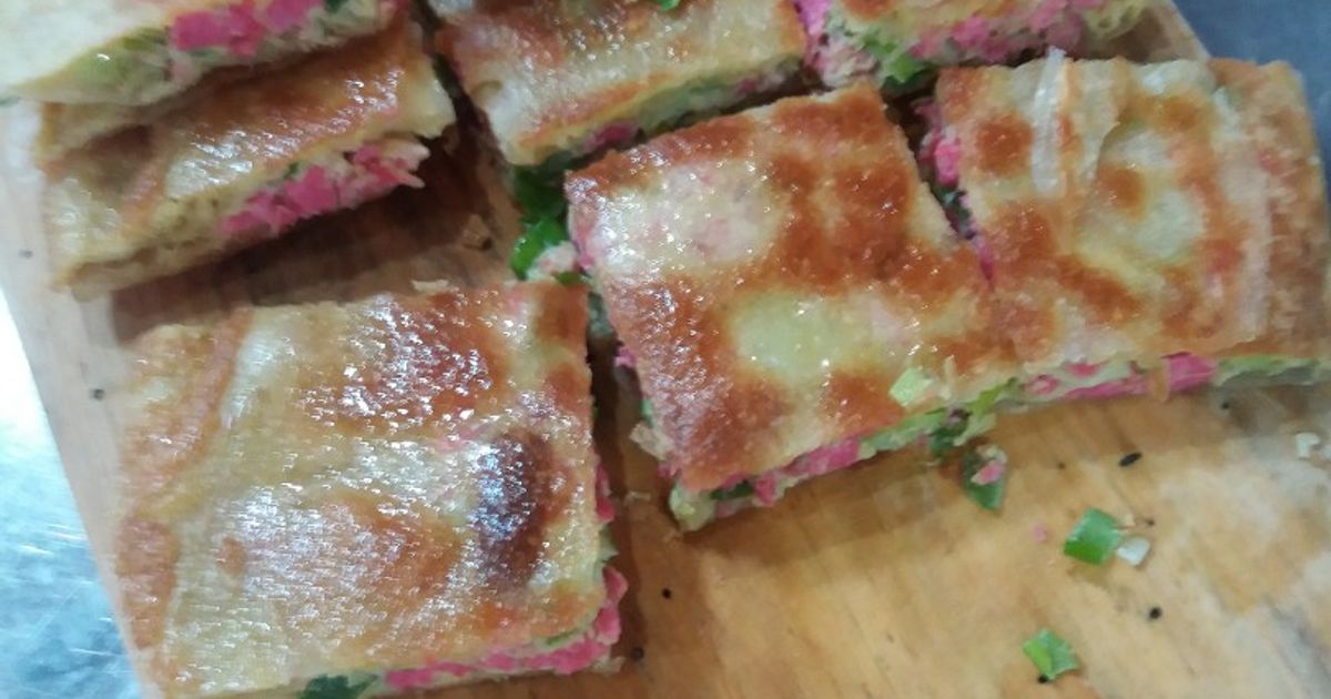 Martabak isi Kornet homemade