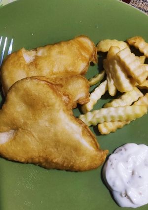Foto resep Fish and chips simple dengan saos tar-tar anti gagal
