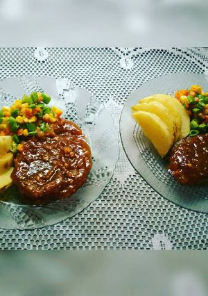 Foto resep BBQ Steak Magic Pan