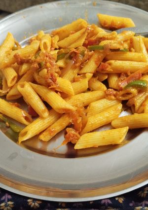 A picture of Mix Vegetable Pasta.