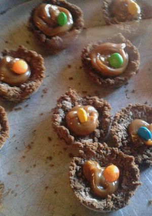Una foto de Tartaletas de chocolate rápidas