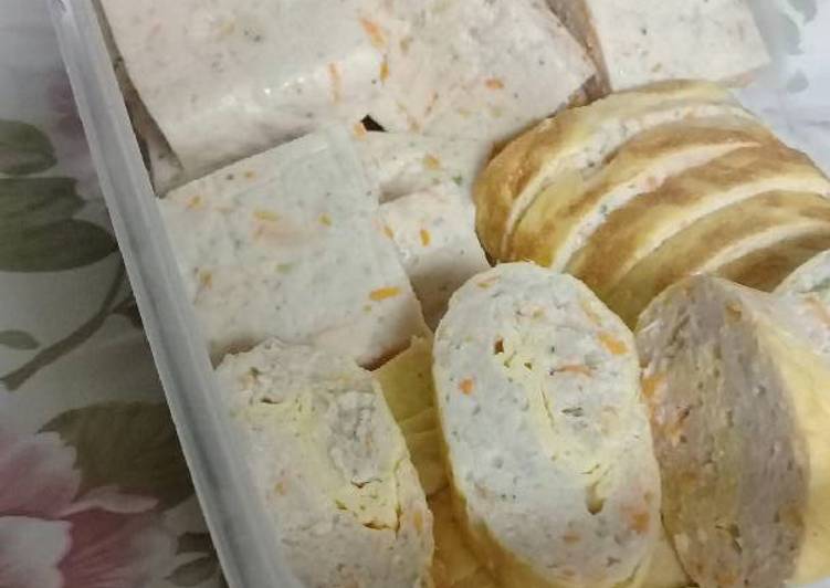 Rolade ayam tahu sayuran