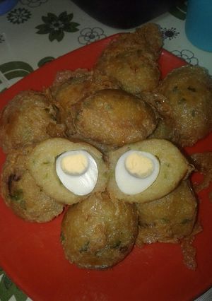 Foto resep Perkedel isi telur puyuh