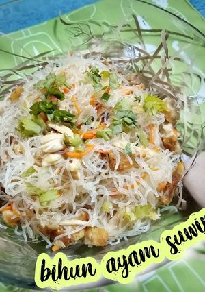 Foto resep Bihun ayam suwir