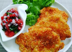 Foto resep Chicken Schnitzel dg Sambal Dabu²