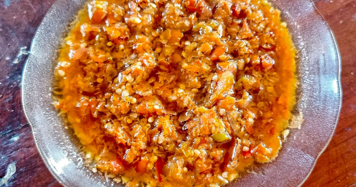 Dabu-dabu bawang (Khas Gorontalo)