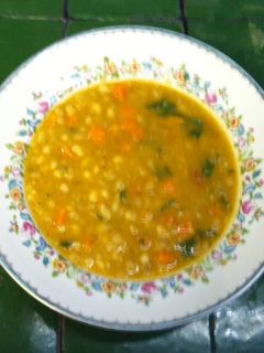 Una foto de Sopa inglesa de alubias