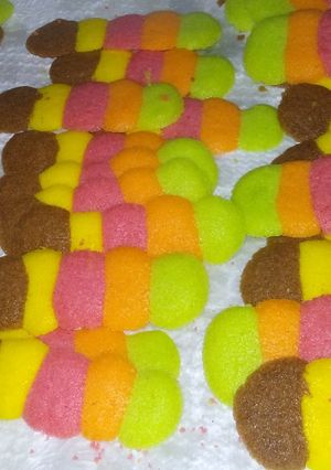 Foto resep Lidah Kucing Rainbow