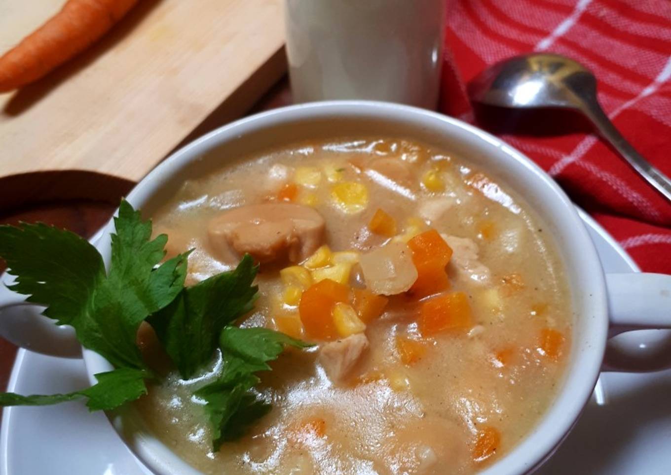 Soup Ayam creamy