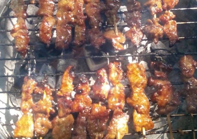 Cara Membuat Sate sapi bumbu kebab #kitaberbagi Irit Anti Gagal