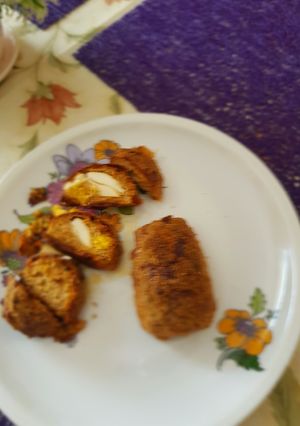 Töltött fasírt rudacskák recept fotója