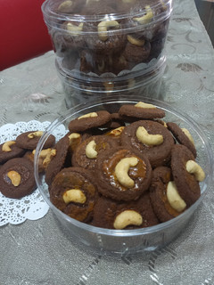 Foto resep Chocolate nut cookies