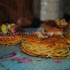 A picture of Bird nest sweet.