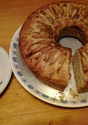 Una foto de Torta de manzana