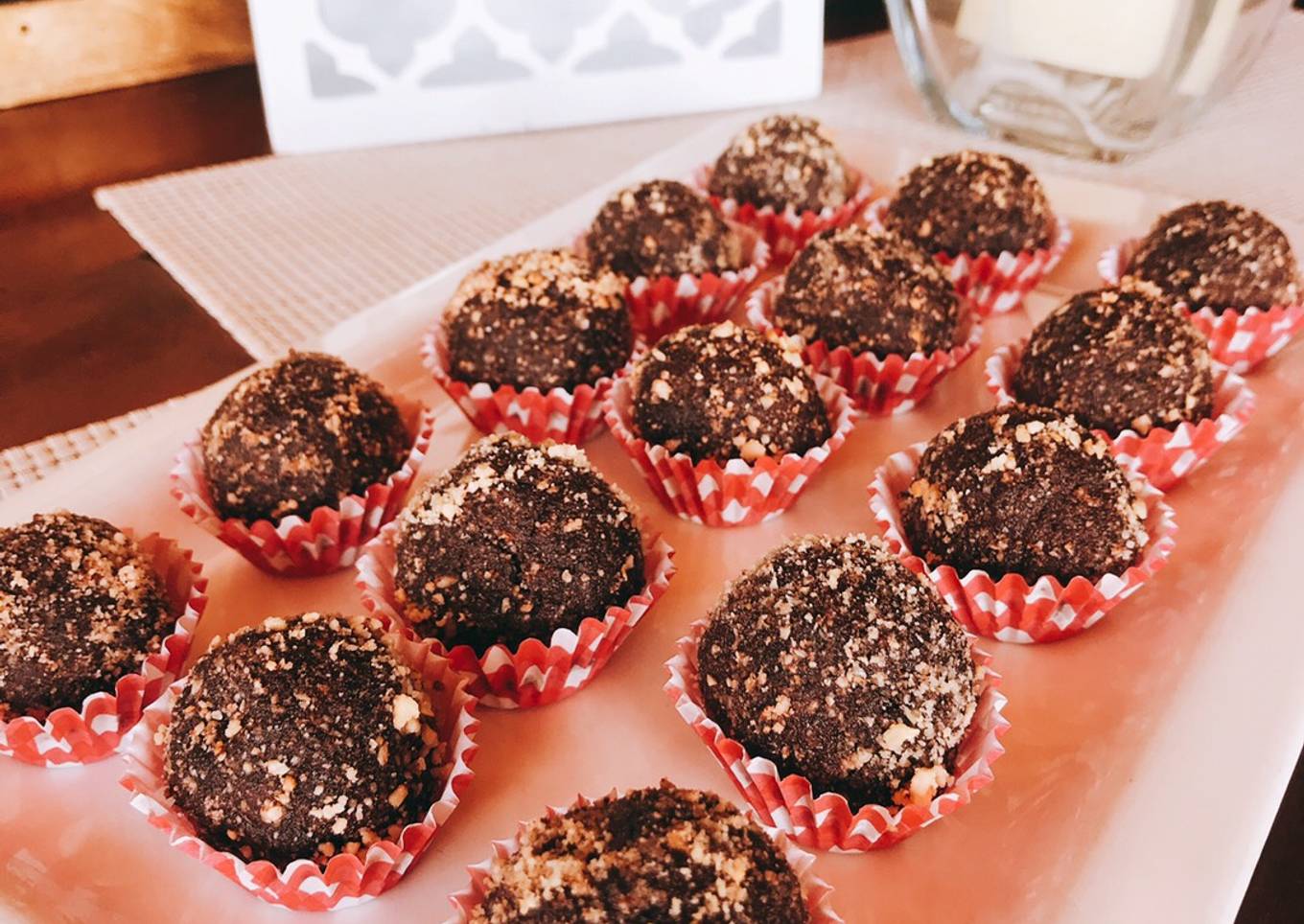 Bombones tipo Ferrero healthy