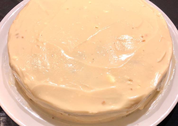 Tarta de Zanahoria ligera con "Vainilla Cream Cheese Frosting"