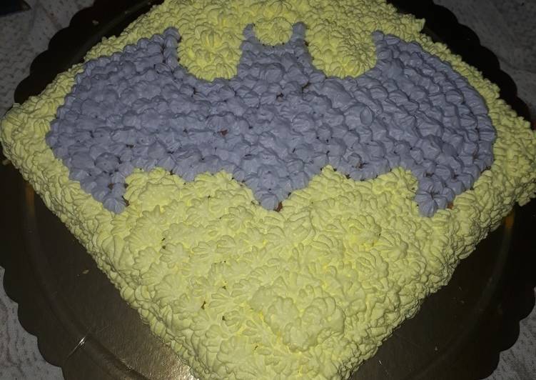 Recetta di Veloce Torta Batman