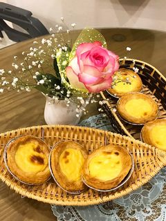 Hình của món Bánh tart trứng KFC - Air fryer - Nồi chiên không dầu.