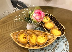 Hình của món Bánh tart trứng KFC - Air fryer - Nồi chiên không dầu.