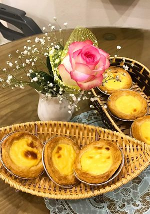 Hình của món Bánh tart trứng KFC - Air fryer - Nồi chiên không dầu.