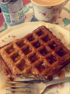 صورة لوصفة وافل الشوفان 🌸