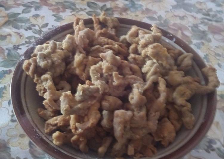 Usus ayam krispi