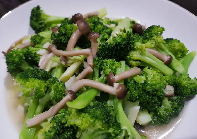 Brokoli Jamur Shimeji