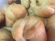 Una foto de masa croissant