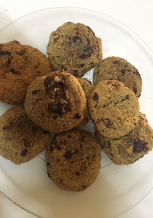 Una foto de Galletitas de avena saludables con chips de chocolate 🍪