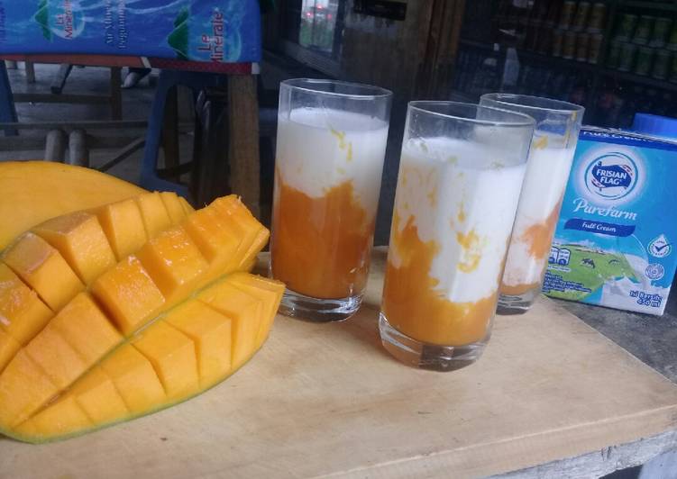 Korean Fresh Mango Milk