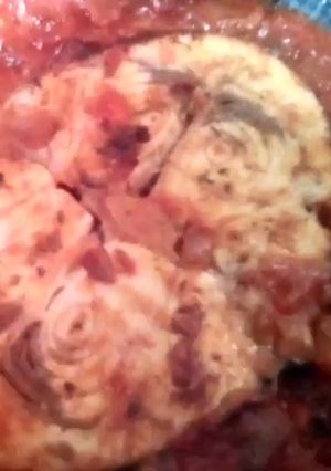 Una foto de Pez Espada con Pisto de verduras