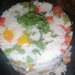 A picture of Vegetable rice.