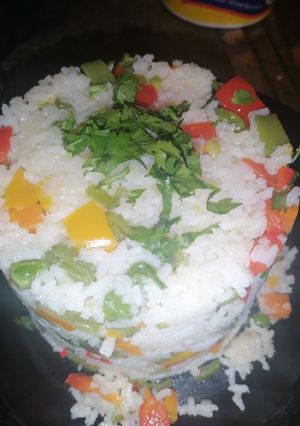 A picture of Vegetable rice.