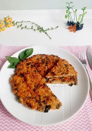 Foto resep 258.Omelette Tempe Kemangi