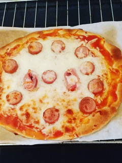 Una foto de Pizza