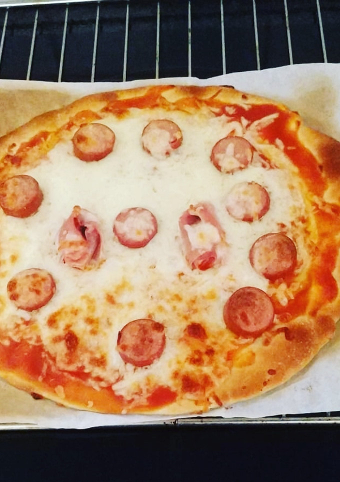 Una foto de Pizza