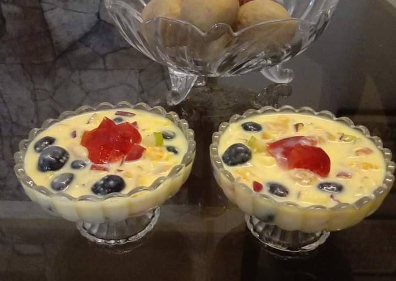 Fruit custard
