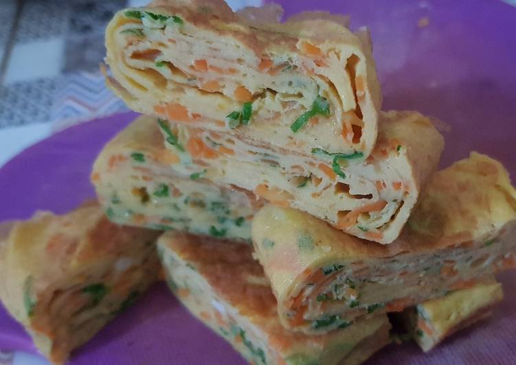 Tamagoyaki telur dadar jepang ala upie