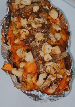 Foto resep Spicy samyang salmon mentai rice