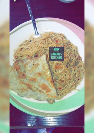 A picture of Jollof noodle.