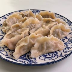 A picture of Fennel Pork Dumplings (茴香猪肉水饺).
