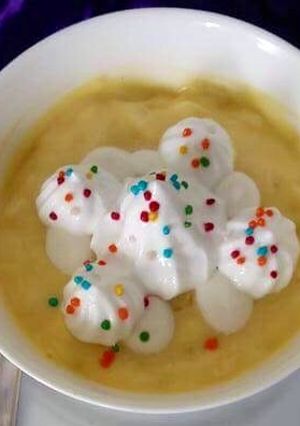 A picture of Mango shrikhand.