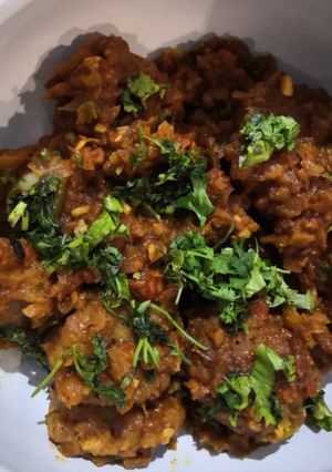 A picture of Mutton kheema koftas.