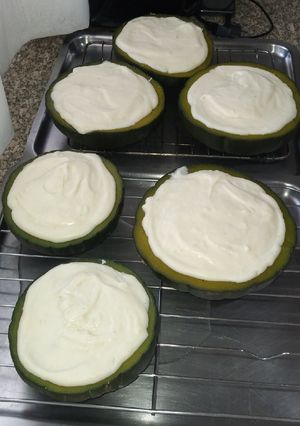 Una foto de Zapallitos rellenos con carne picada